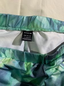 SHEIN Plus Marble Print Pants |SHEIN EUR