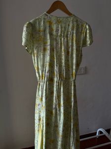 V neck Weekend Floral Cotton Maxi