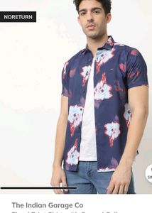 Floral Print Men Shirts