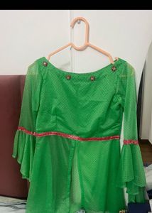 Green Sharara Suit Set