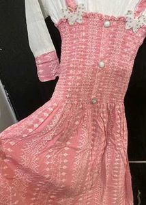 Pink &amp; White Dress