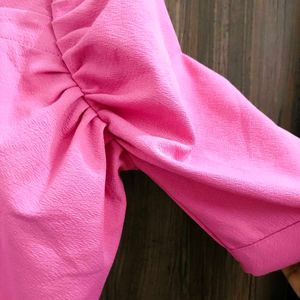 🛍️ Pink Peplum Top ⭐⭐⭐⭐⭐