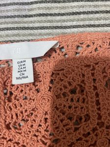 Knitted New Orange Top From H&amp;M