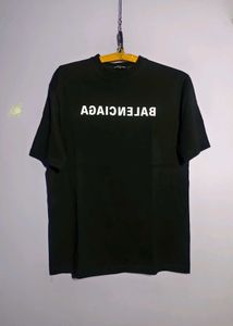 Balenciaga Mirror T-Shirt Black Men's