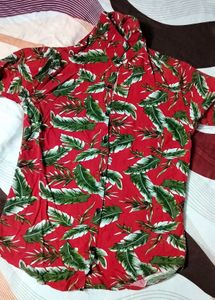 TROPICAL PRINT SHIRT 🏵️
