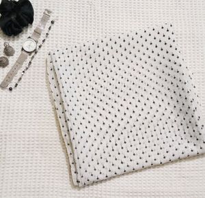 Black and White Georgette Saree