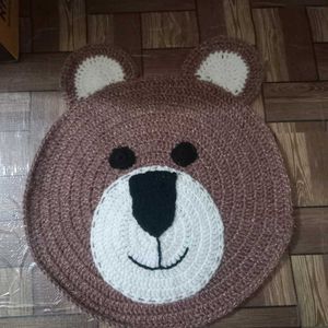 Crocheted Bear Rug