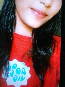 Red Graphic Print Tee