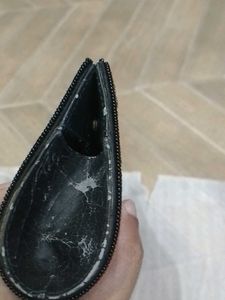 Black Clutch With Self  Beaded Work