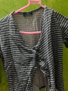 Combo Of Stripped Shrug