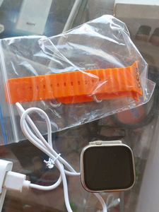Smart Watch with Orange Band T10