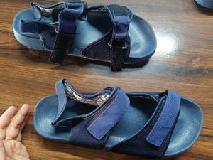 Blue Adjustable Sandals