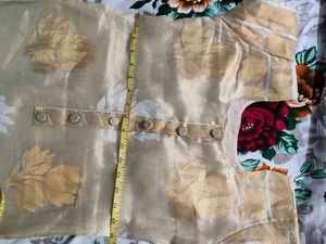 Silk Type Churidar Top Home Made Stitch