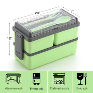 3 Container Lunch Box For Office School