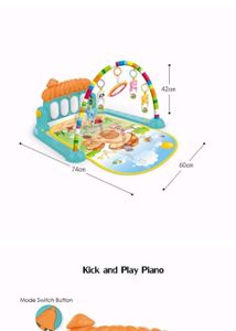 Musical Keyboard Play Mat &amp; Baby Gym Mat
