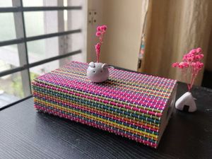 Colorful Woven Box 🌈