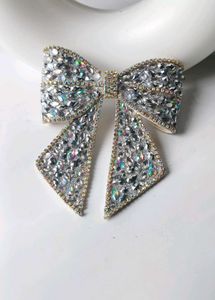 Rhinestone Hair Bow