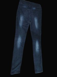 Embroidered Detail Jeans For Girls