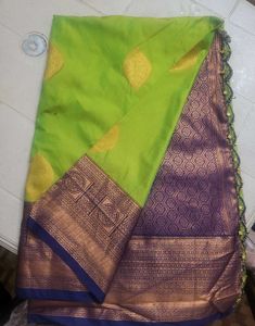 Green & Purple Saree
