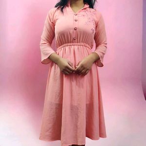 Peach Gown New Collection