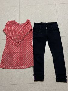 Kurta Set & Jeans