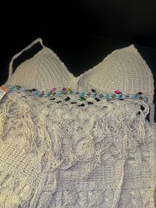 Boho Crochet Top &amp; Shorts| Beach wear co-ord