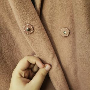 Dusty pink coat 🧥 mildly defective