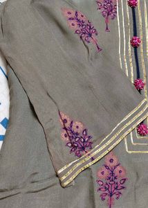 Partywear Women Printed Sharara Suit Set