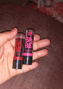 Two Lipsticks Red And Pink Shades Only In ₹99