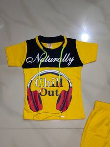 Beautiful 🤩 Yellow Colour Baby Boy Dress