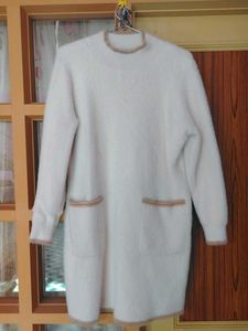 Cozy rabit wool Sweater Dress