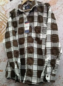 Rubbed Checkered Shirt