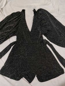 Sparkly Black Romper