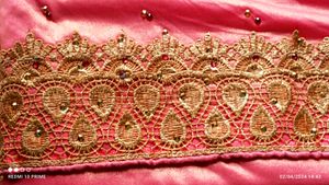Designer Saree With Full Stone Work