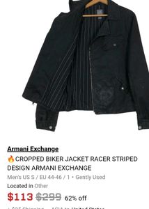Armani Exchange rider jacket