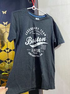 Vibrant Neon Green &amp; White Athletic Tee