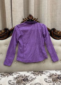 Purple Long Sleeve Top