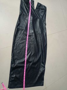 imported Sleek Black Faux Leather Premium Luxury D