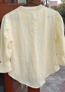 Elegant Yellow Floral top