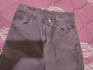 Brown Straight Leg Jeans