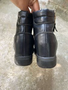 Black Heels Boots For Women