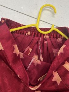 Pure Ajrakh Materials StarPrint Dhoti  Pants