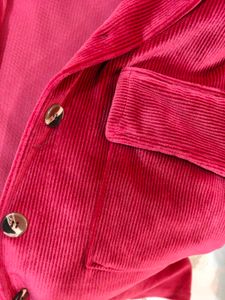 Red Velvet Overshirt