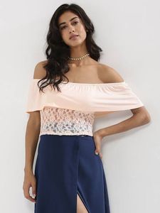 Mesh Insert Crop Top