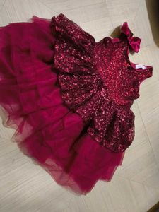 Hopscotch Party Wear Dress 3-4Y