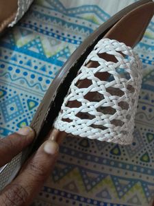 Stylish White Flats