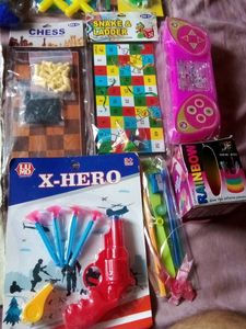 Variety Pack of Fun Games &amp; Toys