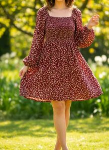 Floral Print Mini Dress