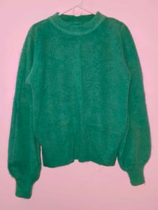 Green Wool Sweater