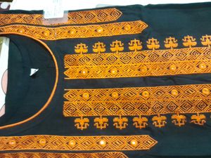 Black embroidered Kurta
